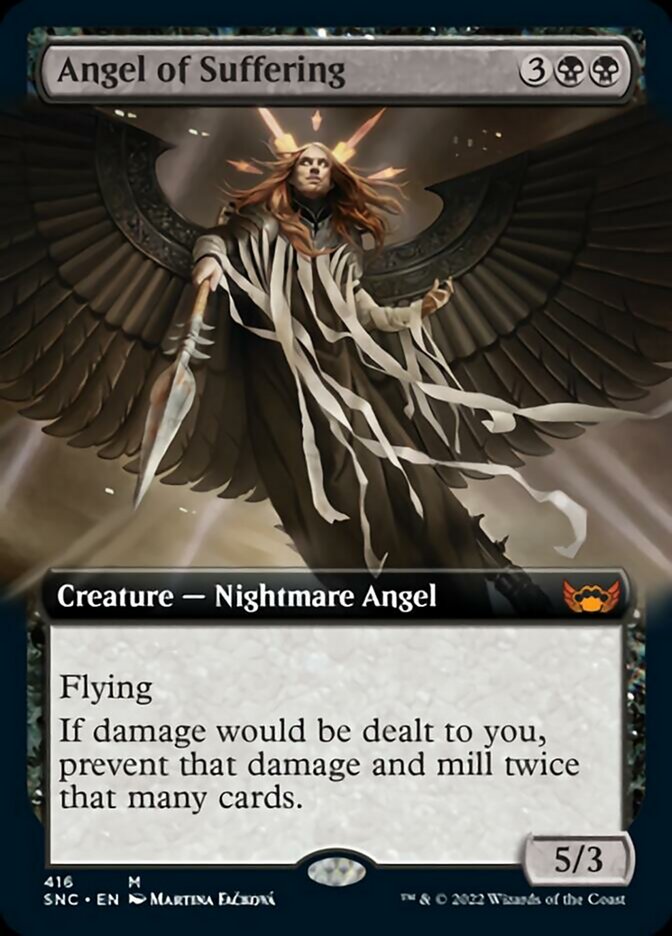 Angel of Suffering - [Foil, Extended Art] Streets of New Capenna (SNC)