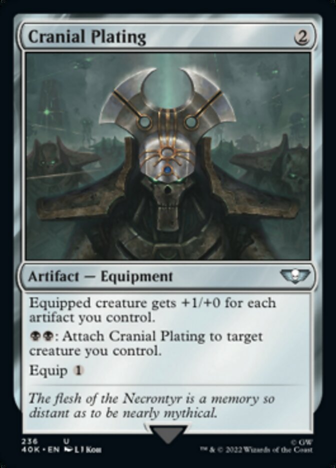 Cranial Plating - [Surge Foil] Warhammer 40,000 Commander (40K)