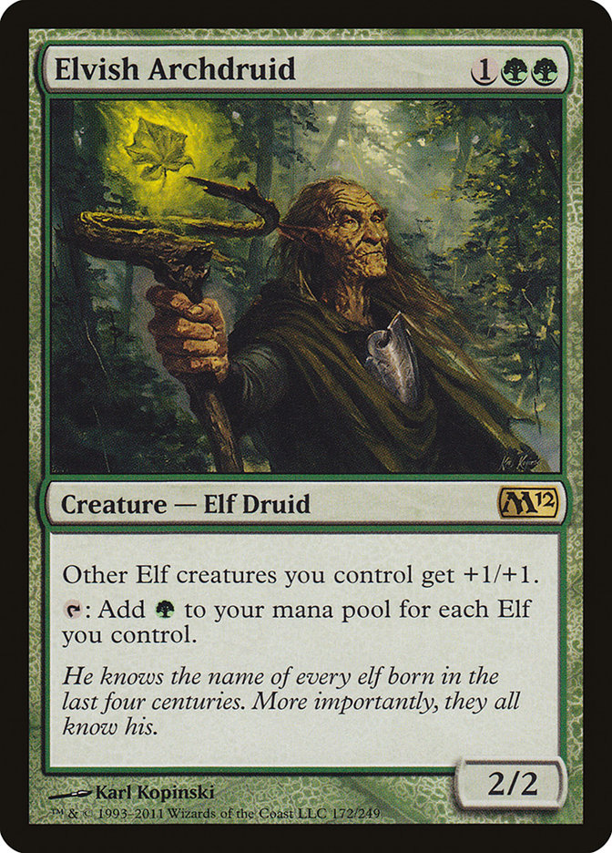 Elvish Archdruid - [Foil] Magic 2012 (M12)