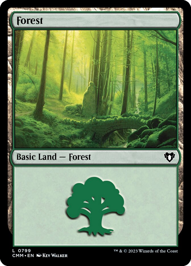 Forest (799) - [Foil] Commander Masters (CMM)