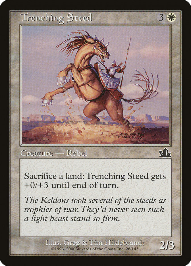 Trenching Steed - [Foil] Prophecy (PCY)