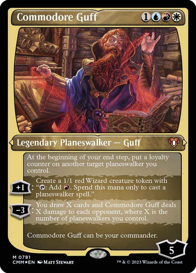 Commodore Guff - [Etched Foil] Commander Masters (CMM)