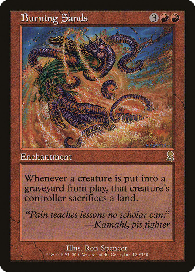 Burning Sands - [Foil, Retro Frame] Odyssey (ODY)