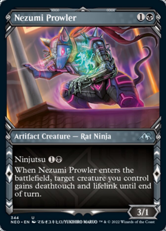 Nezumi Prowler - [Foil, Showcase] Kamigawa: Neon Dynasty (NEO)