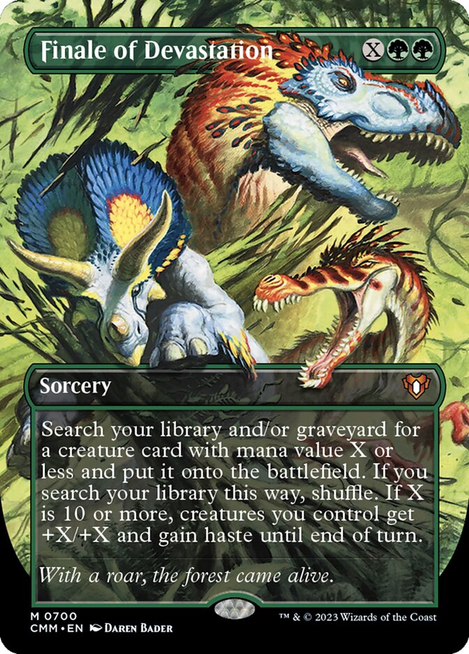 Finale of Devastation - [Foil, Borderless] Commander Masters (CMM)