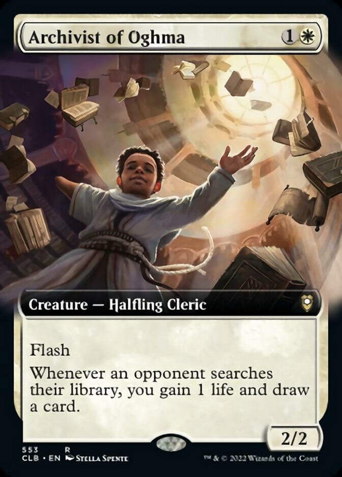 Archivist of Oghma - [Extended Art] Commander Legends: Battle for Baldur's Gate (CLB)