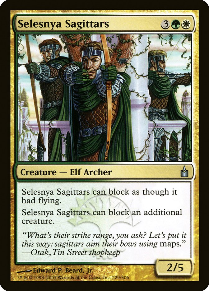 Selesnya Sagittars - [Foil] Ravnica: City of Guilds (RAV)