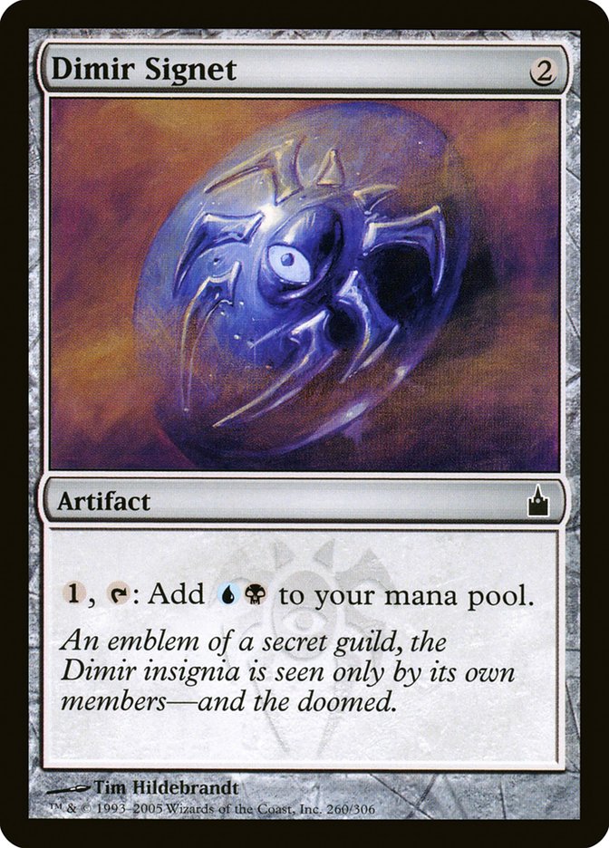 Dimir Signet - [Foil] Ravnica: City of Guilds (RAV)