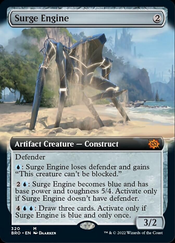 Surge Engine - [Foil, Extended Art] The Brothers' War (BRO)