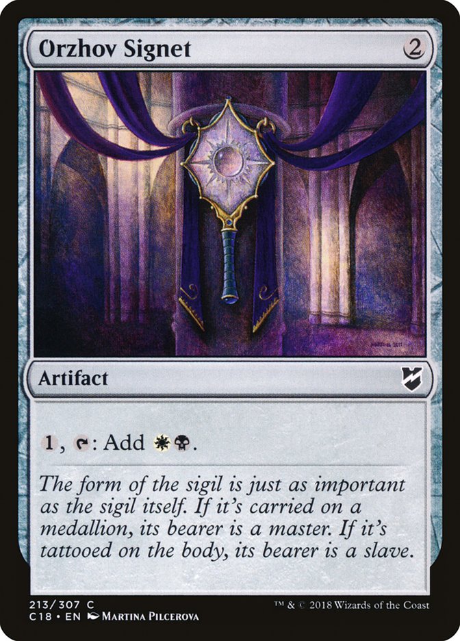 Orzhov Signet - Commander 2018 (C18)