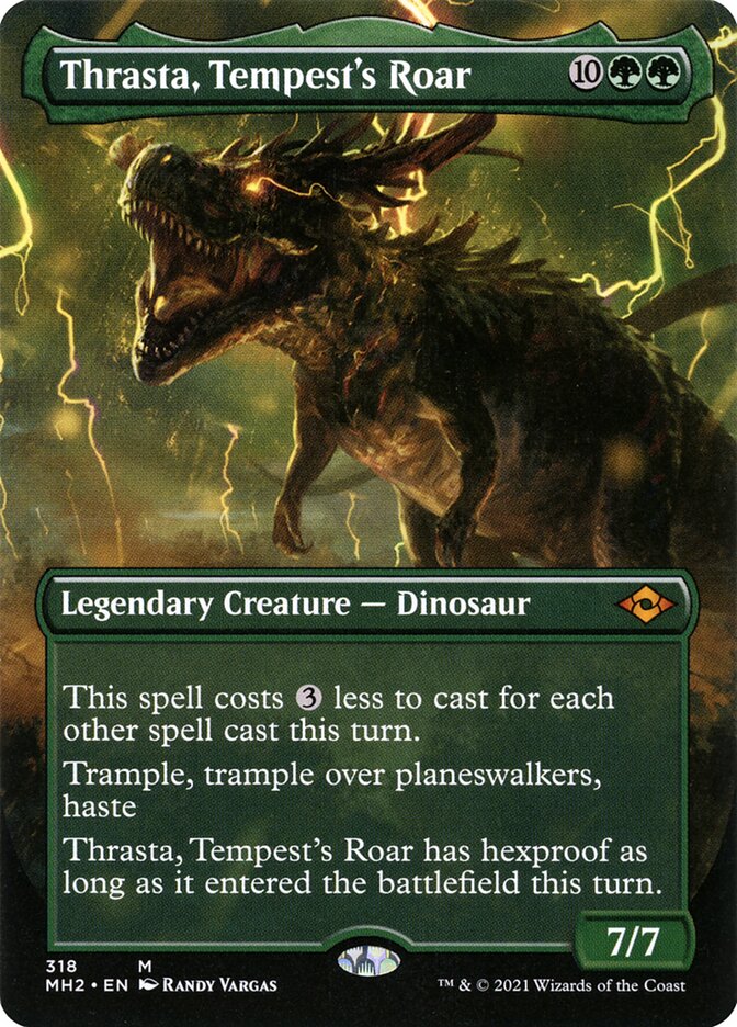 Thrasta, Tempest's Roar - [Borderless] Modern Horizons 2 (MH2)