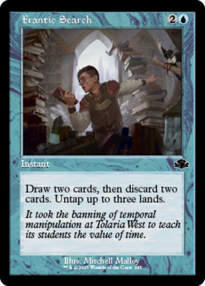 Frantic Search - [Foil, Retro Frame] Dominaria Remastered (DMR)
