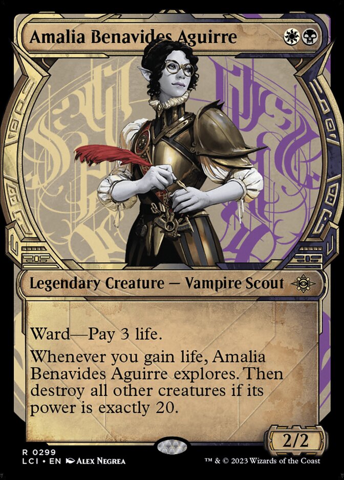 Amalia Benavides Aguirre - [Foil, Showcase] The Lost Caverns of Ixalan (LCI)