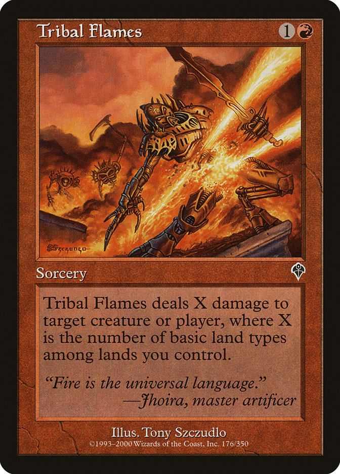 Tribal Flames - [Retro Frame] Invasion (INV)