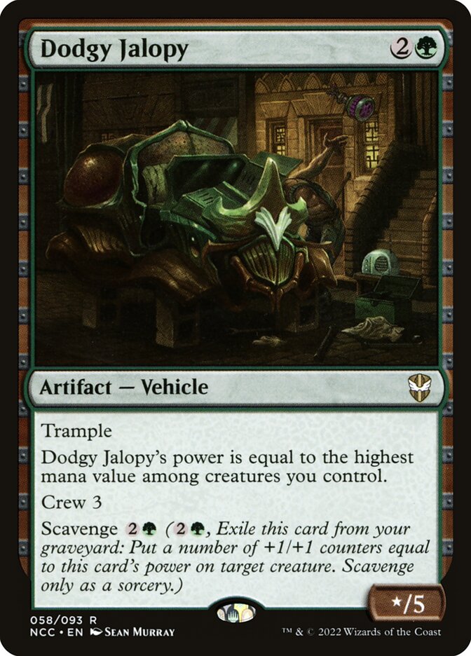 Dodgy Jalopy - New Capenna Commander (NCC)