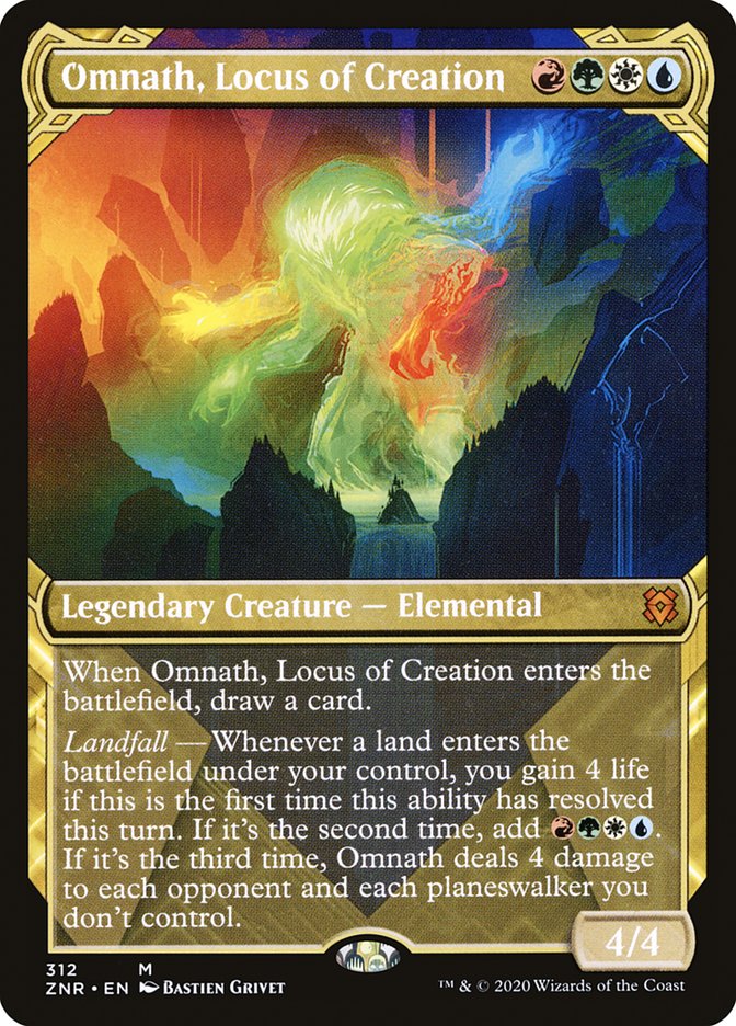 Omnath, Locus of Creation - [Foil, Showcase] Zendikar Rising (ZNR)