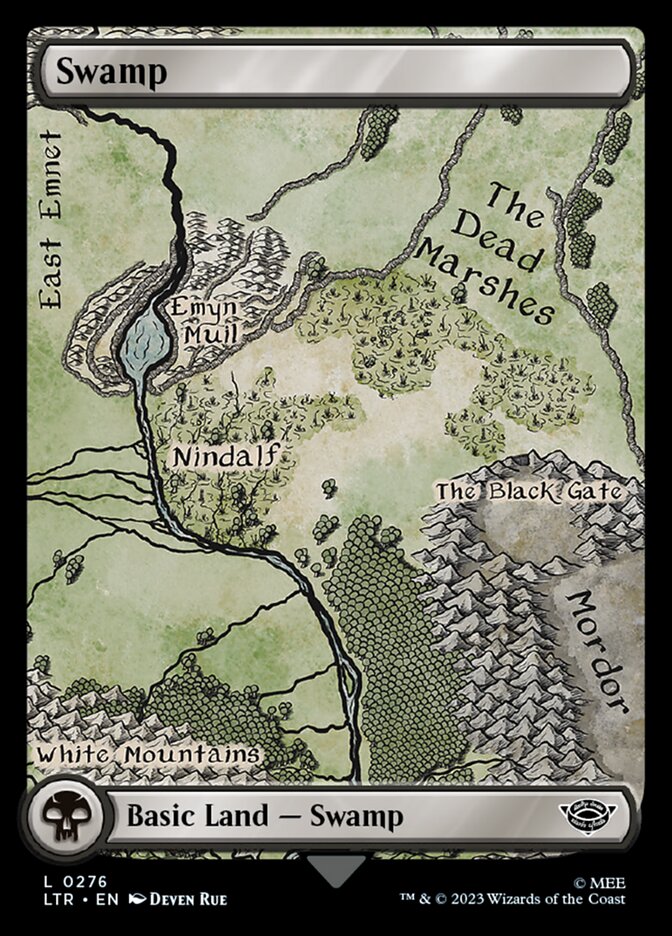 Swamp (276) - [Full Art] The Lord of the Rings: Tales of Middle-earth (LTR)