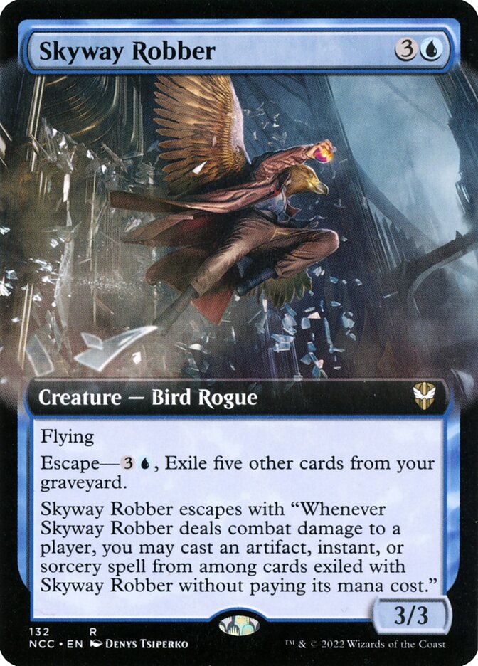 Skyway Robber - [Foil, Extended Art] New Capenna Commander (NCC)
