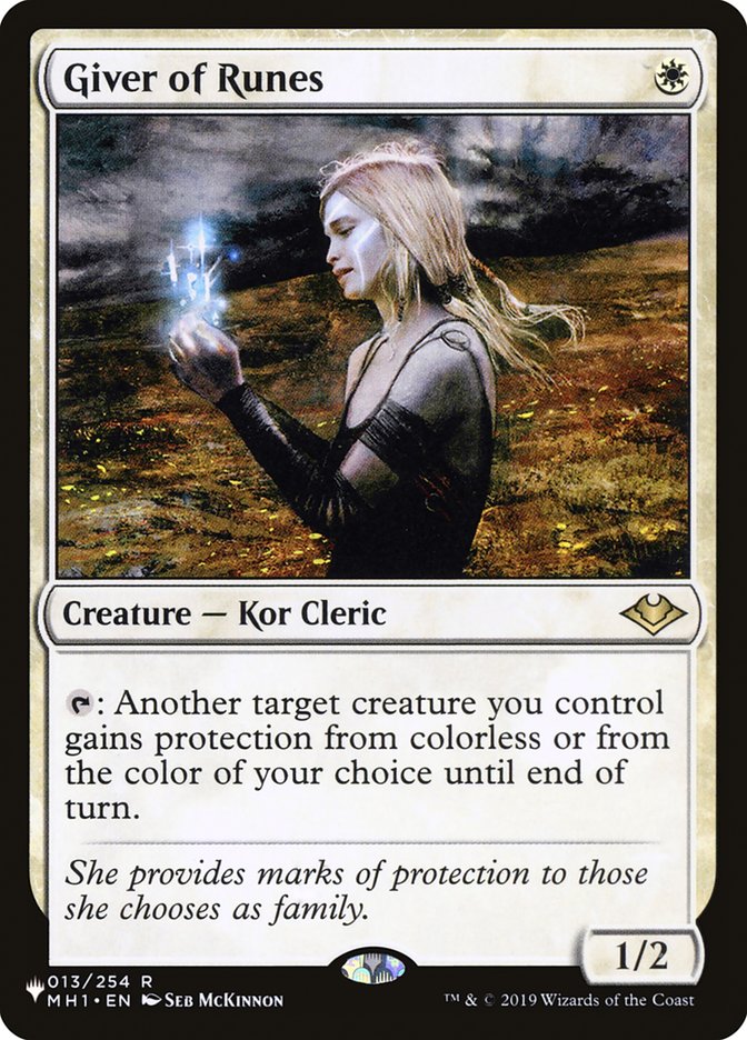Giver of Runes - The List (PLIST)