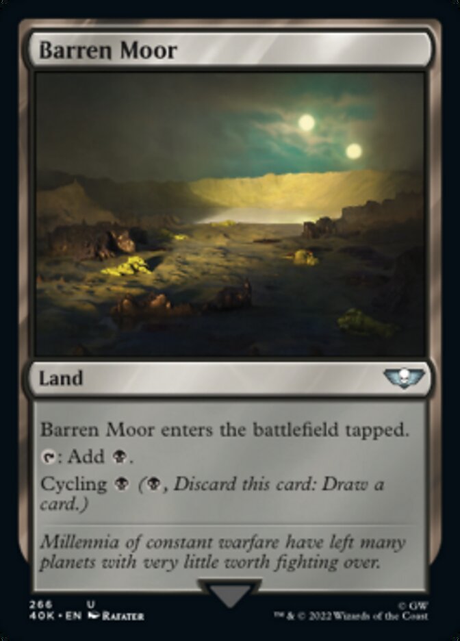 Barren Moor - [Surge Foil] Warhammer 40,000 Commander (40K)