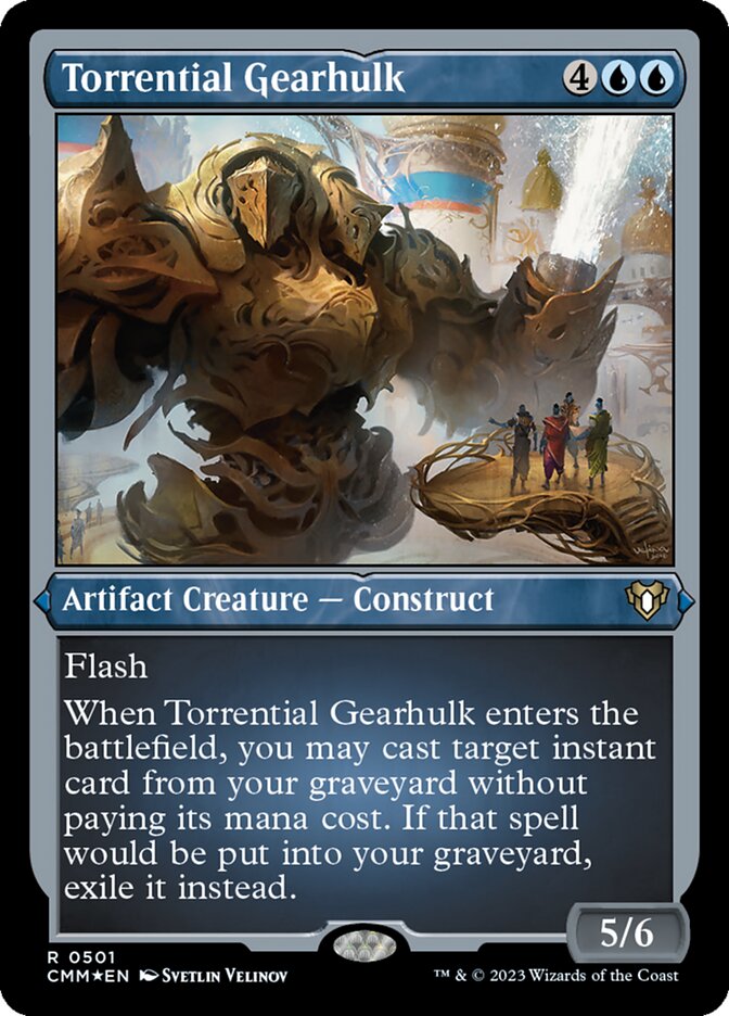 Torrential Gearhulk - [Etched Foil] Commander Masters (CMM)