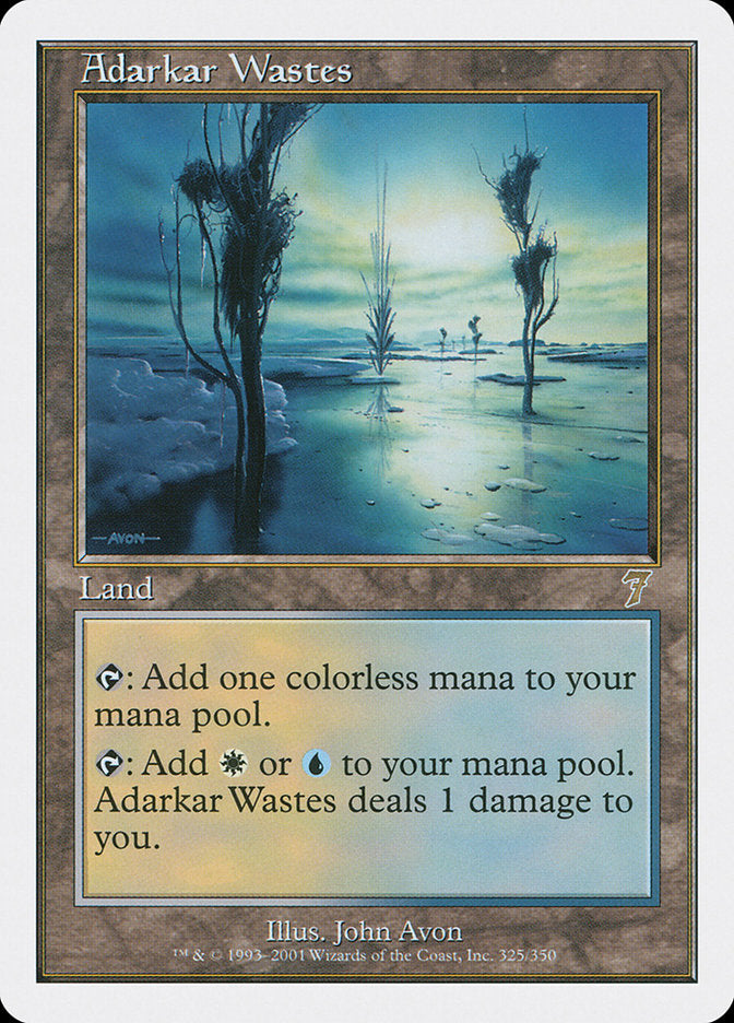 Adarkar Wastes - [Foil] Seventh Edition (7ED)