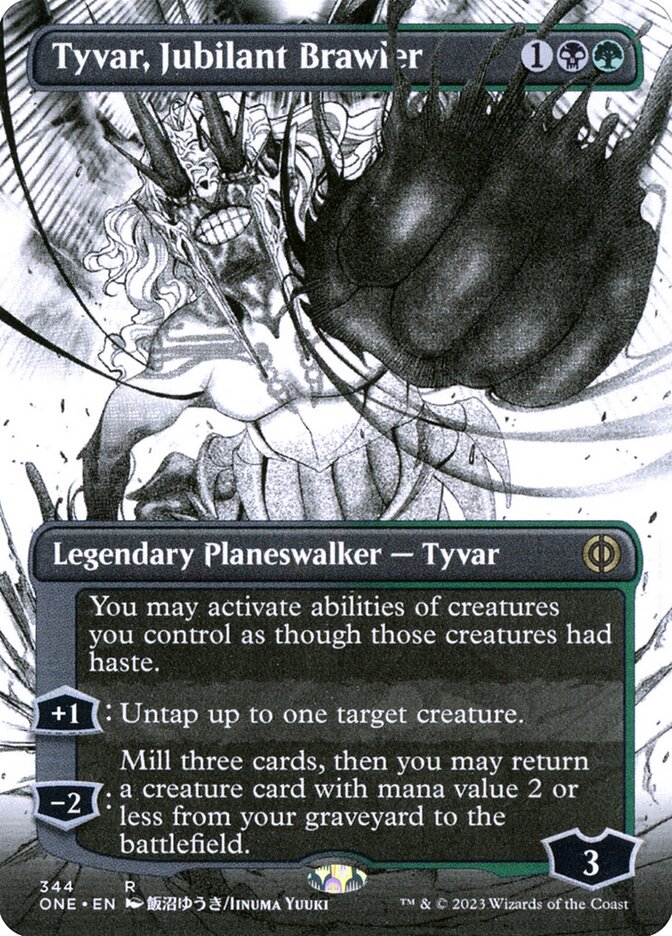 Tyvar, Jubilant Brawler - [Borderless Manga] Phyrexia: All Will Be One (ONE)