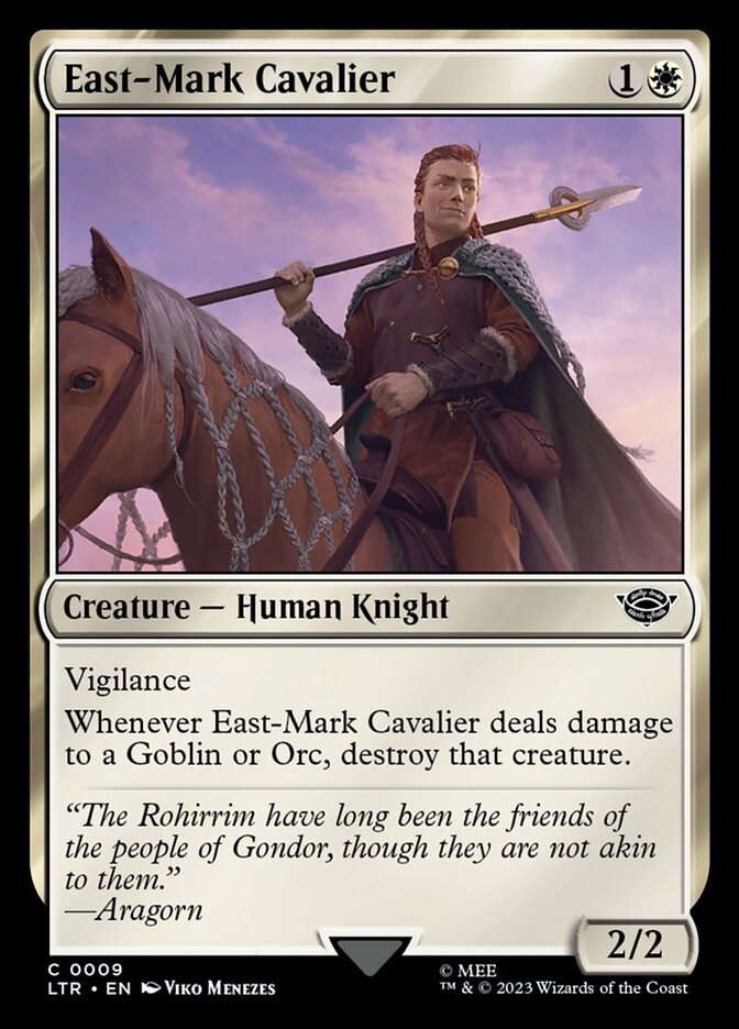 East-Mark Cavalier - [Foil] The Lord of the Rings: Tales of Middle-earth (LTR)