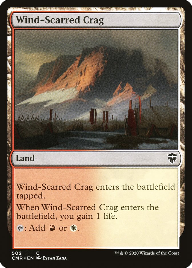 Wind-Scarred Crag - [Foil] Commander Legends (CMR)