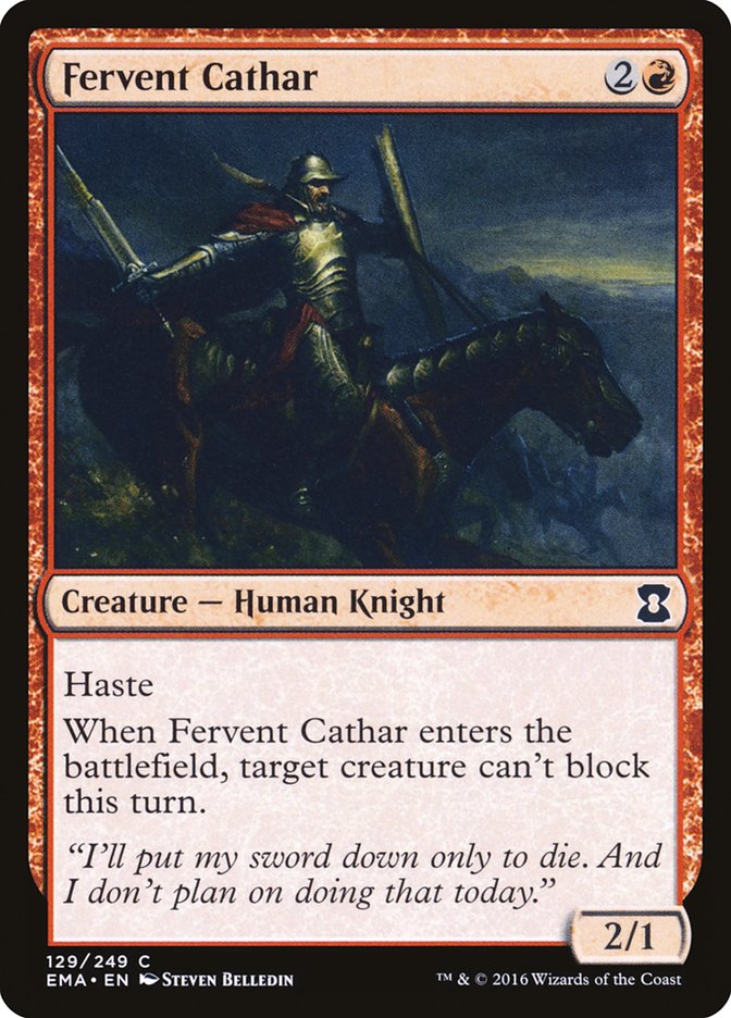 Fervent Cathar - [Foil] Eternal Masters (EMA)
