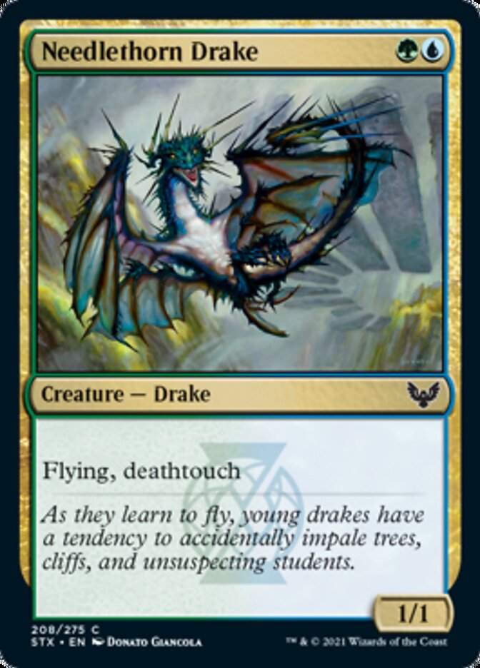 Needlethorn Drake - [Foil] Strixhaven: School of Mages (STX)