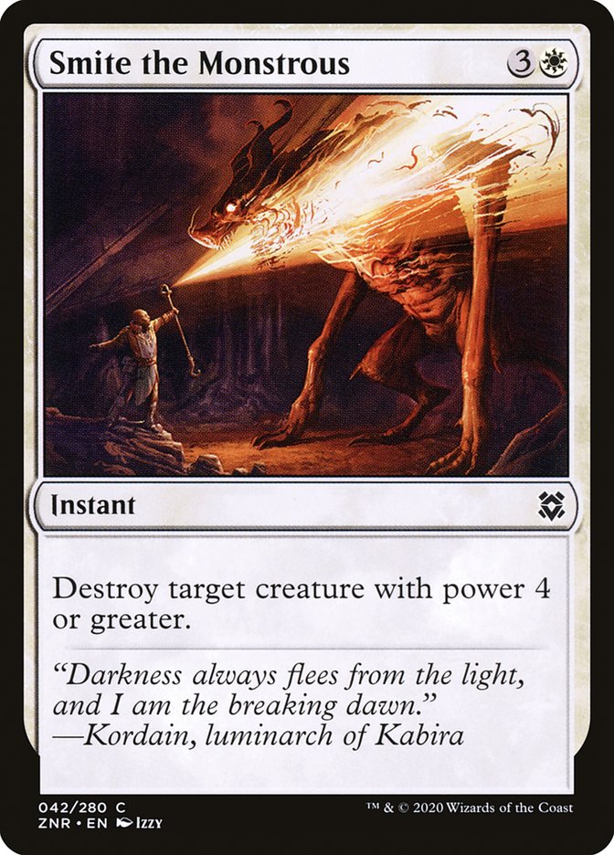 Smite the Monstrous - [Foil] Zendikar Rising (ZNR)