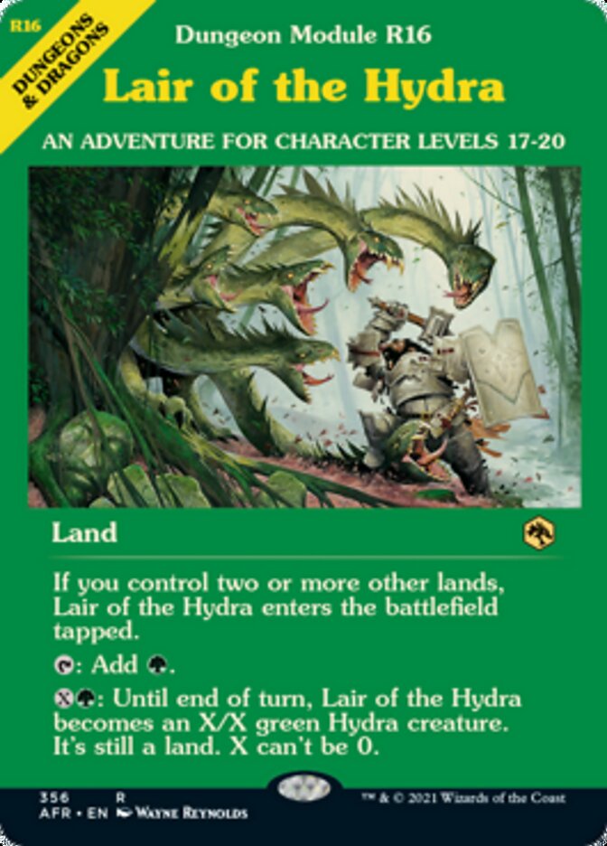 Lair of the Hydra - [Foil, Showcase] Adventures in the Forgotten Realms (AFR)