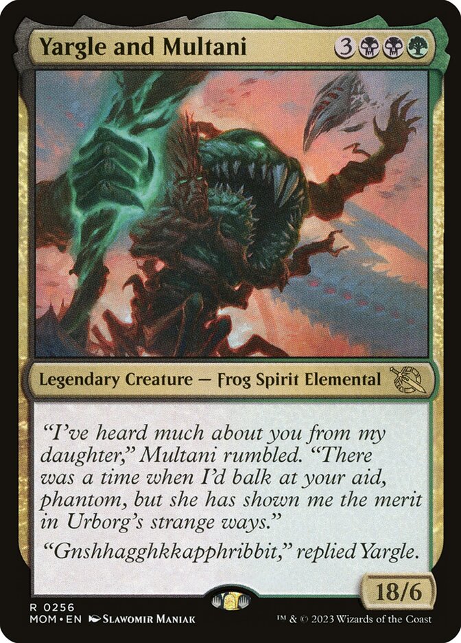 Yargle and Multani - [Foil] March of the Machine (MOM)