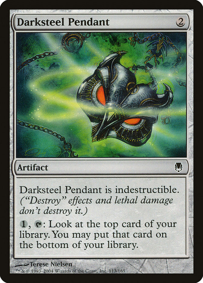 Darksteel Pendant - [Foil] Darksteel (DST)