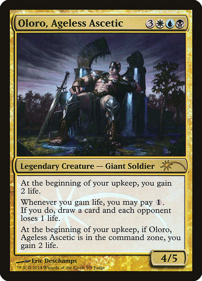 Oloro, Ageless Ascetic - [Foil, Promo] Judge Gift Cards 2014 (J14)