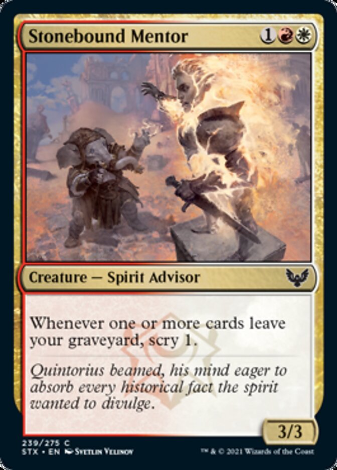 Stonebound Mentor - [Foil] Strixhaven: School of Mages (STX)
