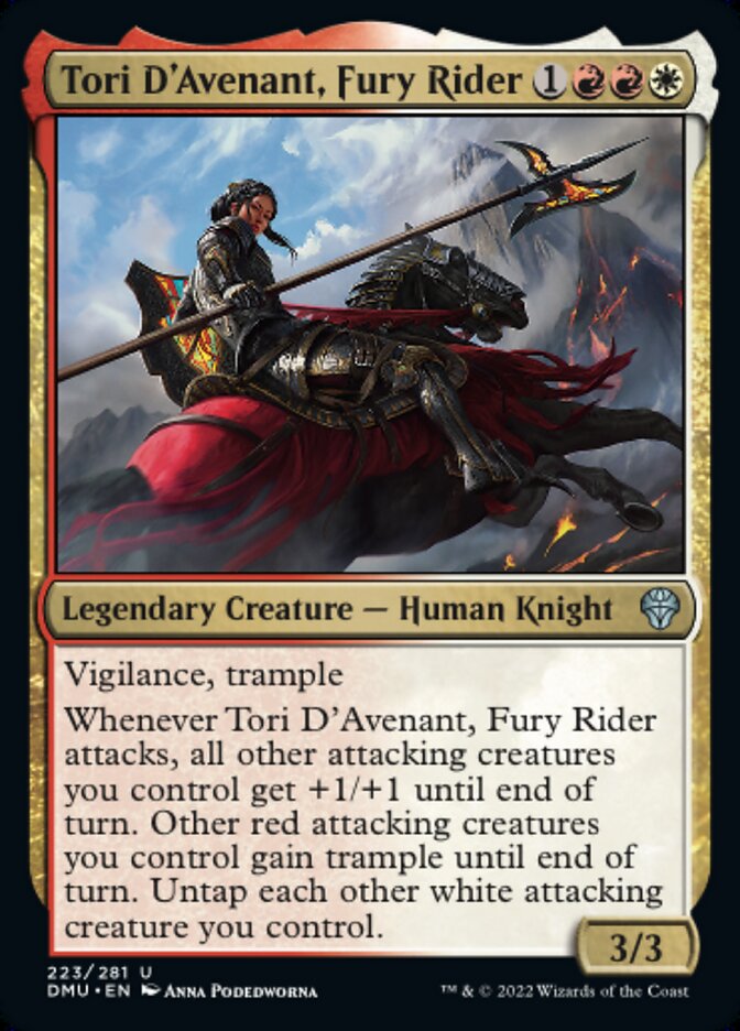Tori D'Avenant, Fury Rider - [Foil] Dominaria United (DMU)