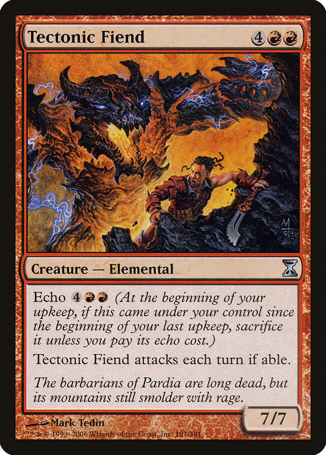 Tectonic Fiend - [Foil] Time Spiral (TSP)