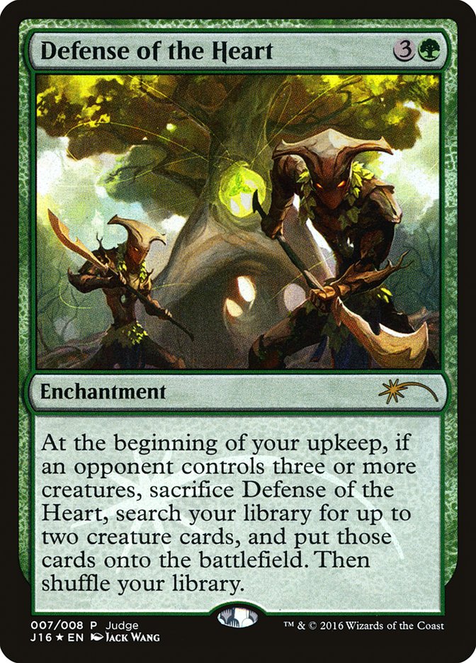Defense of the Heart - [Foil, Promo] Judge Gift Cards 2016 (J16)
