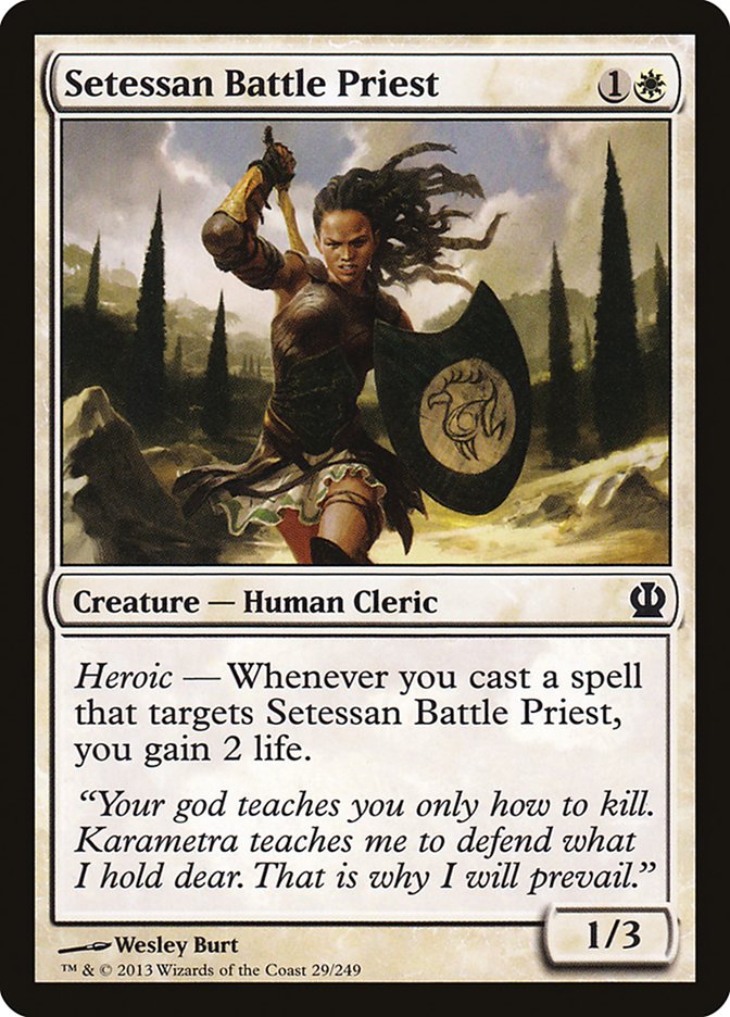 Setessan Battle Priest - [Foil] Theros (THS)