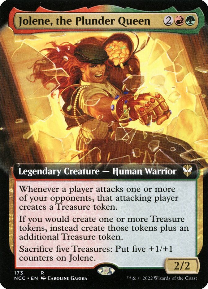 Jolene, the Plunder Queen - [Extended Art] New Capenna Commander (NCC)