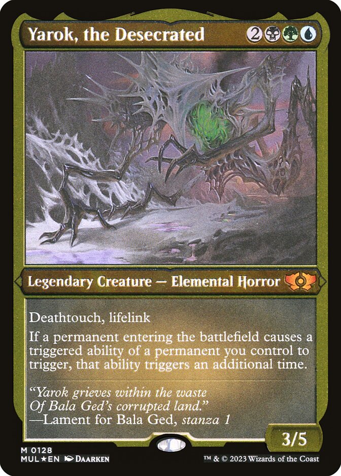 Yarok, the Desecrated - [Etched Foil] Multiverse Legends (MUL)
