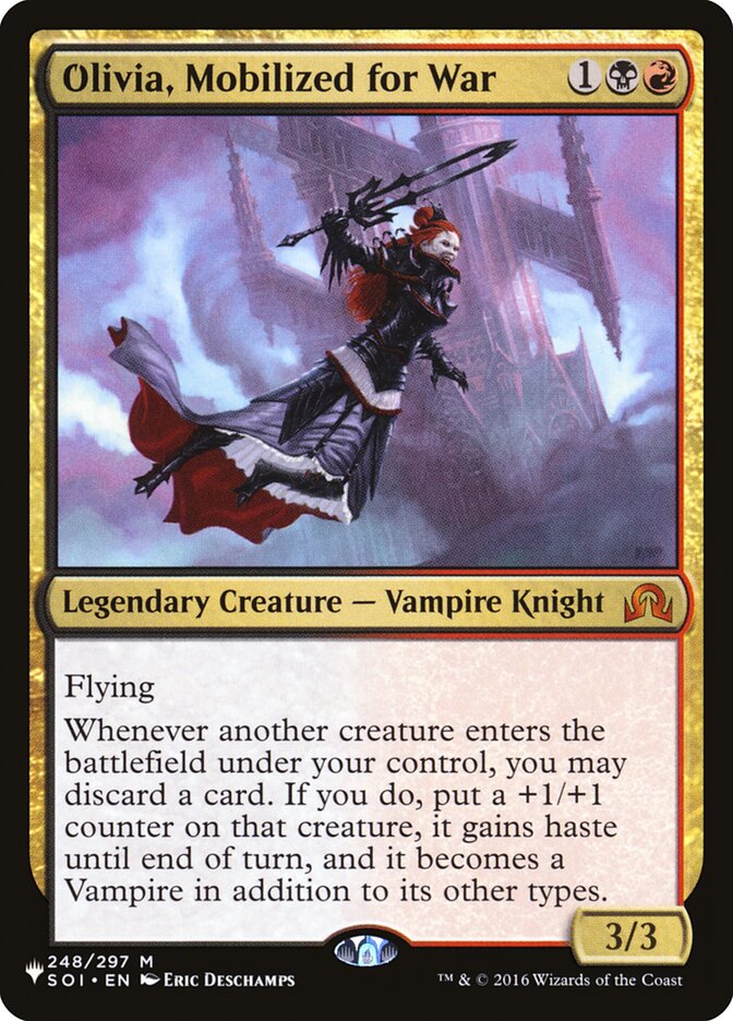 Olivia, Mobilized for War - [Foil] The List (PLIST)