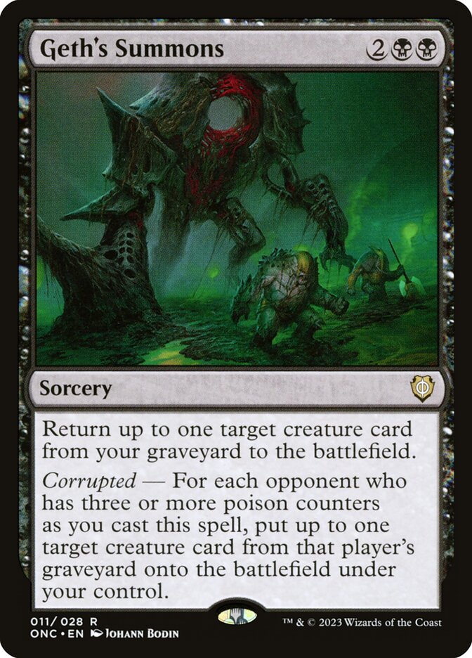 Geth's Summons - Phyrexia: All Will Be One Commander (ONC)