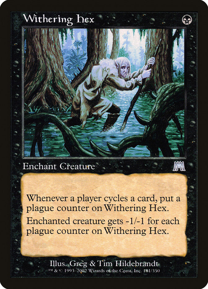 Withering Hex - [Foil, Retro Frame] Onslaught (ONS)
