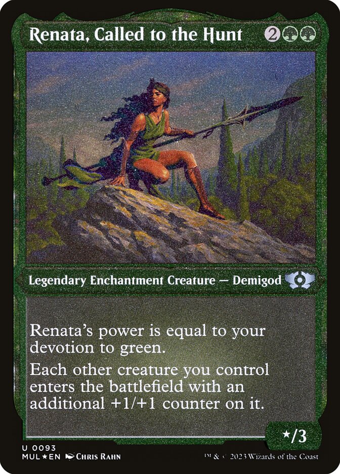 Renata, Called to the Hunt - [Etched Foil] Multiverse Legends (MUL)
