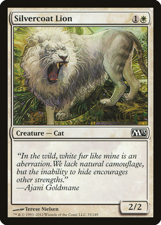 Silvercoat Lion - [Foil] Magic 2013 (M13)