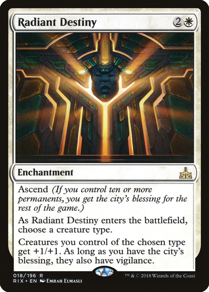 Radiant Destiny - Rivals of Ixalan (RIX)
