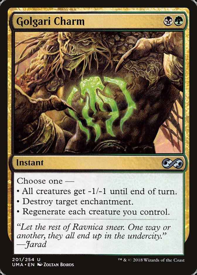 Golgari Charm - [Foil] Ultimate Masters (UMA)